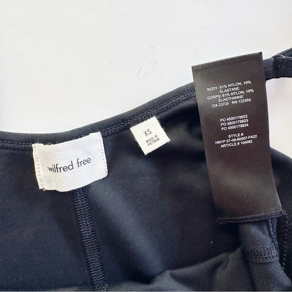 NEW Aritzia Wilfred Women’s Free Divinity 7" Romper Black - Picture 14 of 15